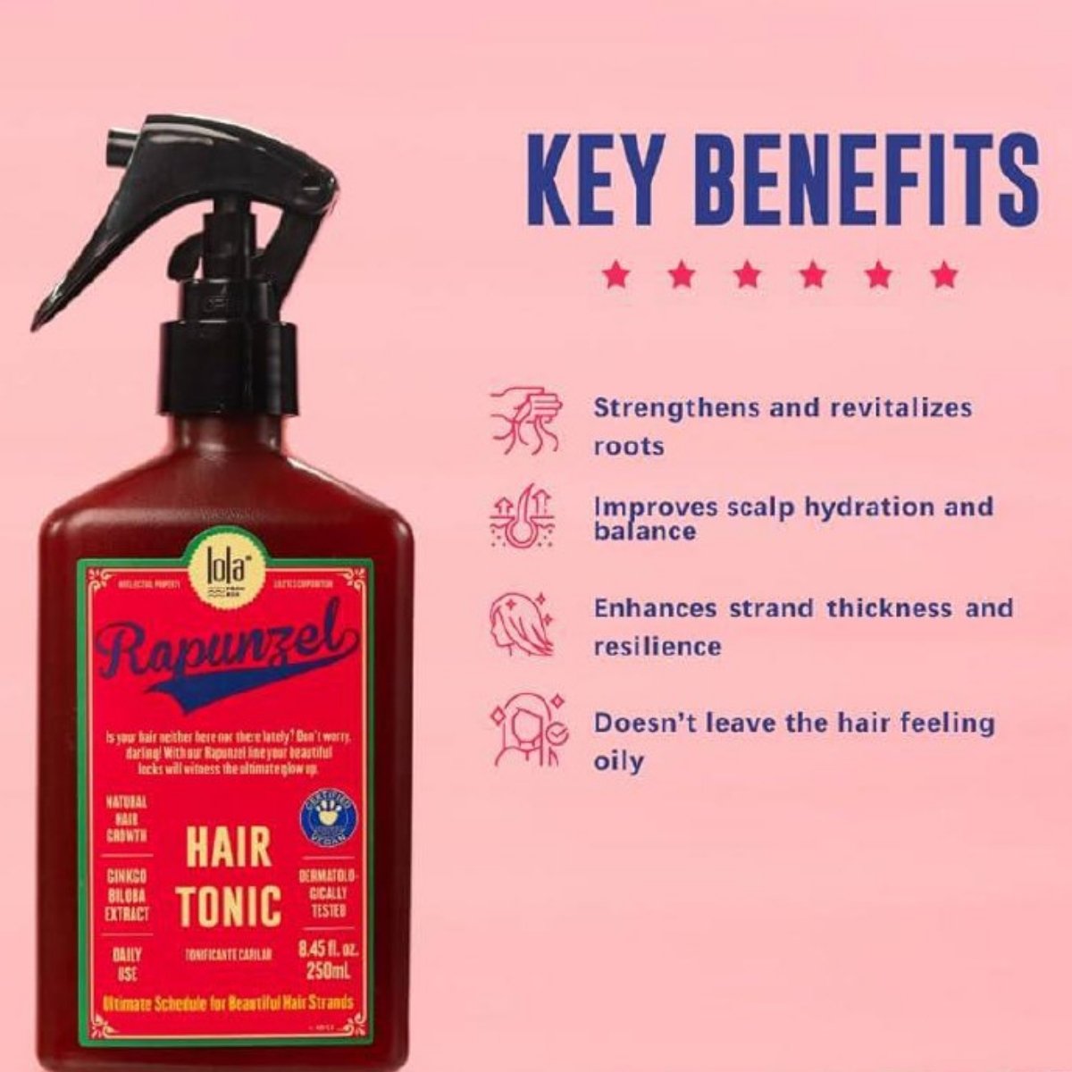 lola rapunzel tonico de crecimiento para el cabello de uso diario en Cali valle del cauca Colombia. Compra en onlineshoppingcenterg con envío rápido y pago contra entrega.